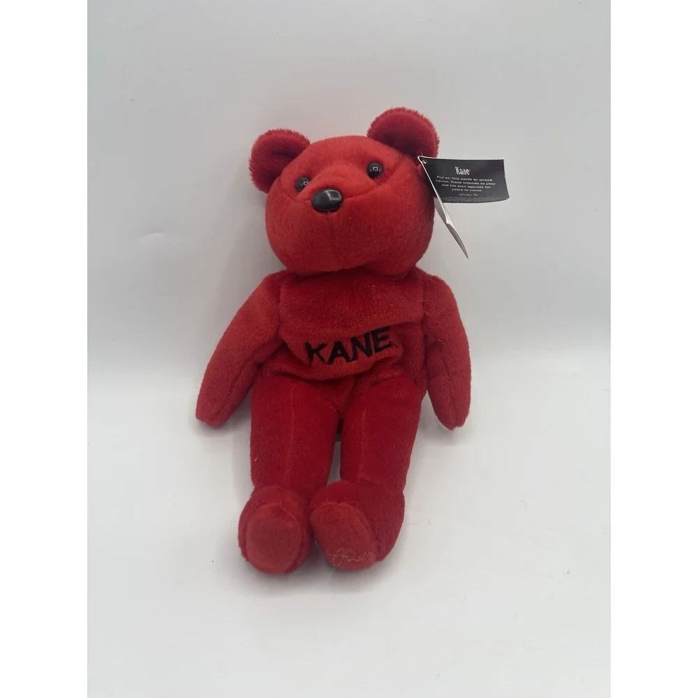 WWF Kane Lot 2000 Jim Epler Camaro 1/2 Diecast Car AUTOGRAPHED photo & Beanie